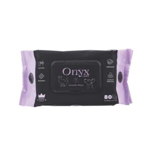 Onyx Lavanta Kokulu Kedi ve Köpekler İçin Temizleme Mendili 80'li