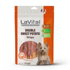 Ördek Eti Sarılı Tatlı Patates Çubuk Köpek Ödülü 100gr