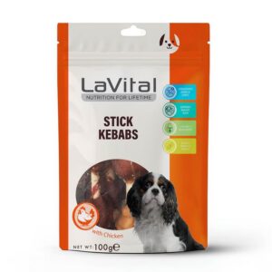 Ördek Eti Ve Tavuk Ciğerli Kebap Köpek Ödülü 100gr