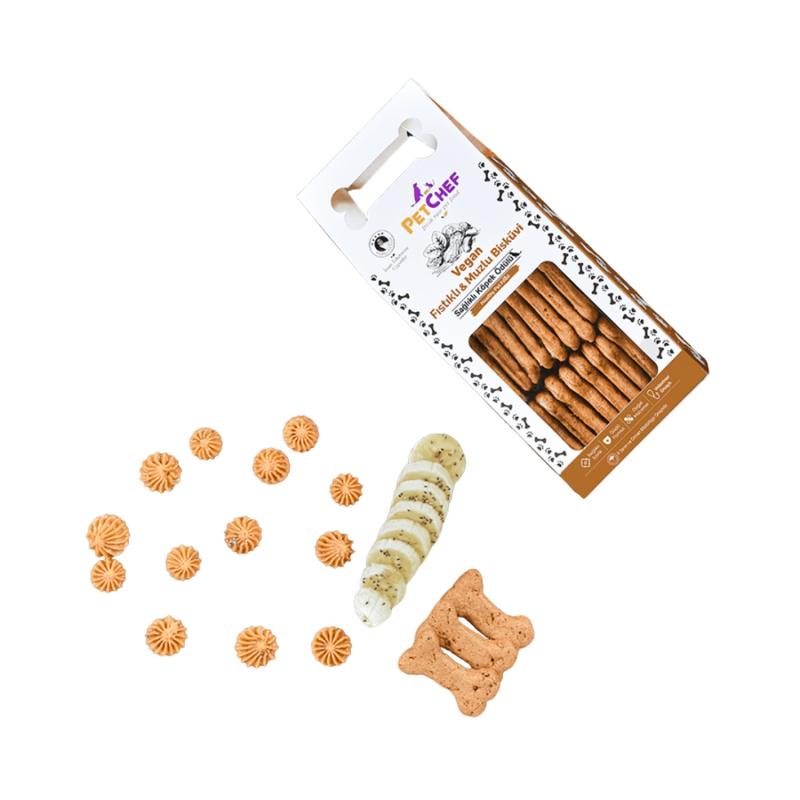 PCF-Vegan Yer Fıstığı Ezmesi & Muzlu Bisküvi (100 Gr)