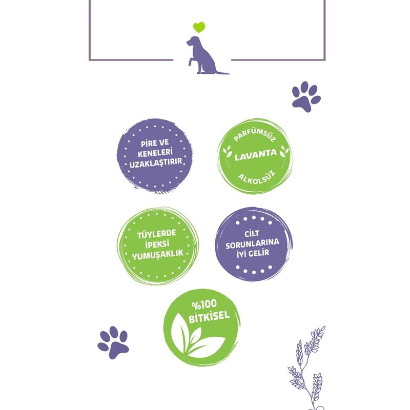 Pet Şampuanı Lavanta Yağlı (Köpek Şampuan) 400 ml. - Görsel 3
