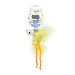 Plume Yellow Fish Catnipli Kedi Oyuncağı
