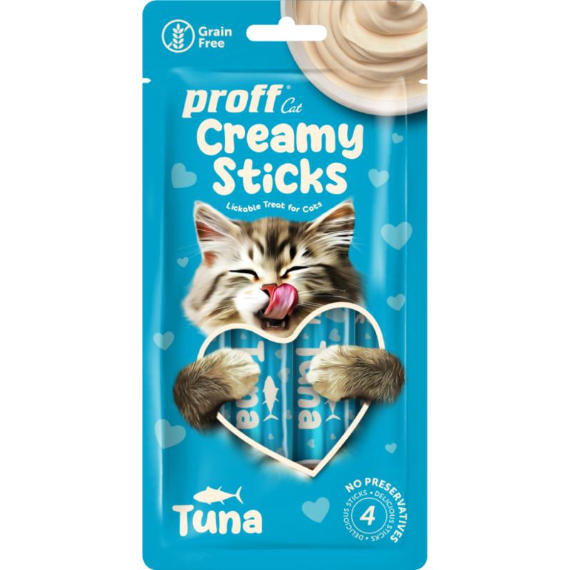 LORA Proff Cat Creamy Sticks, Tuna 4x15gr