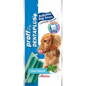 Proff Dog Dentaplus Naneli Ödül Çubuk 4 lü 80gr lora