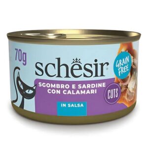 Sardalya ile Uskumrulu Sos İçinde Kedi Konservesi 70g