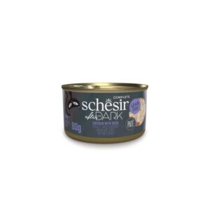 Schesir After Dark Tavuk ile Ördek Paté Yetişkin Kedi Konservesi 80g[:t:]