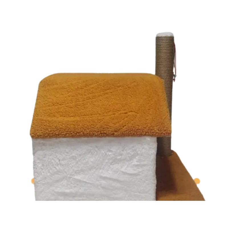 Tek Katlı Kedi Evi Tırmalama 45cm SP-TE01 - Görsel 2