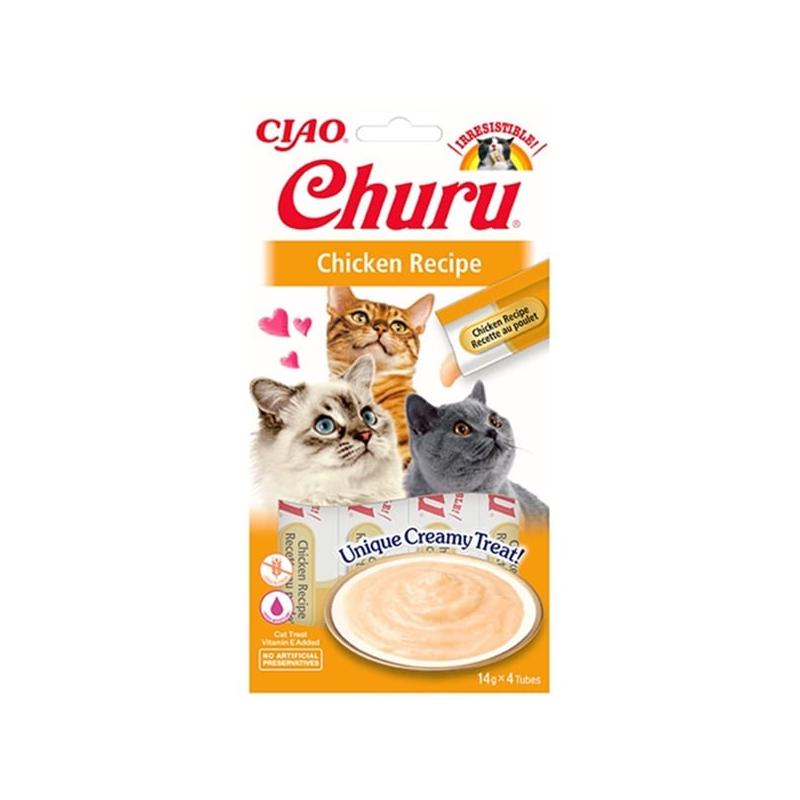 Ciao Churu Cream Tavuklu Kedi Ödül Kreması 4 X 14 GR*12