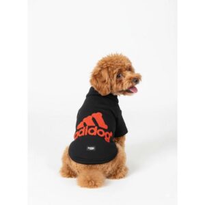 Siyah Hakim Yaka Comfort Fit Köpek Sweat Ceketi (WarmFlex Koleksiyonu) XS Beden