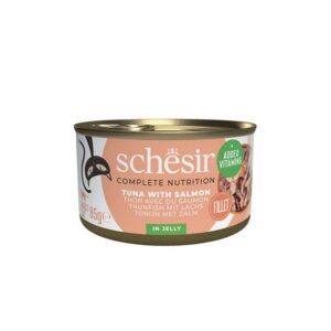 Tam ve Dengeli Ton Balığı ile Somonlu Jöle İçinde Kedi Konservesi 85gr