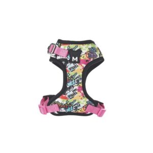 Urban Style Graffiti Easy Fit Köpek Göğüs Tasması (L)