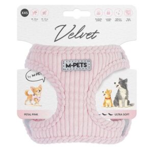 Velvet Dog Göğüs Tasması Pink (XXS)